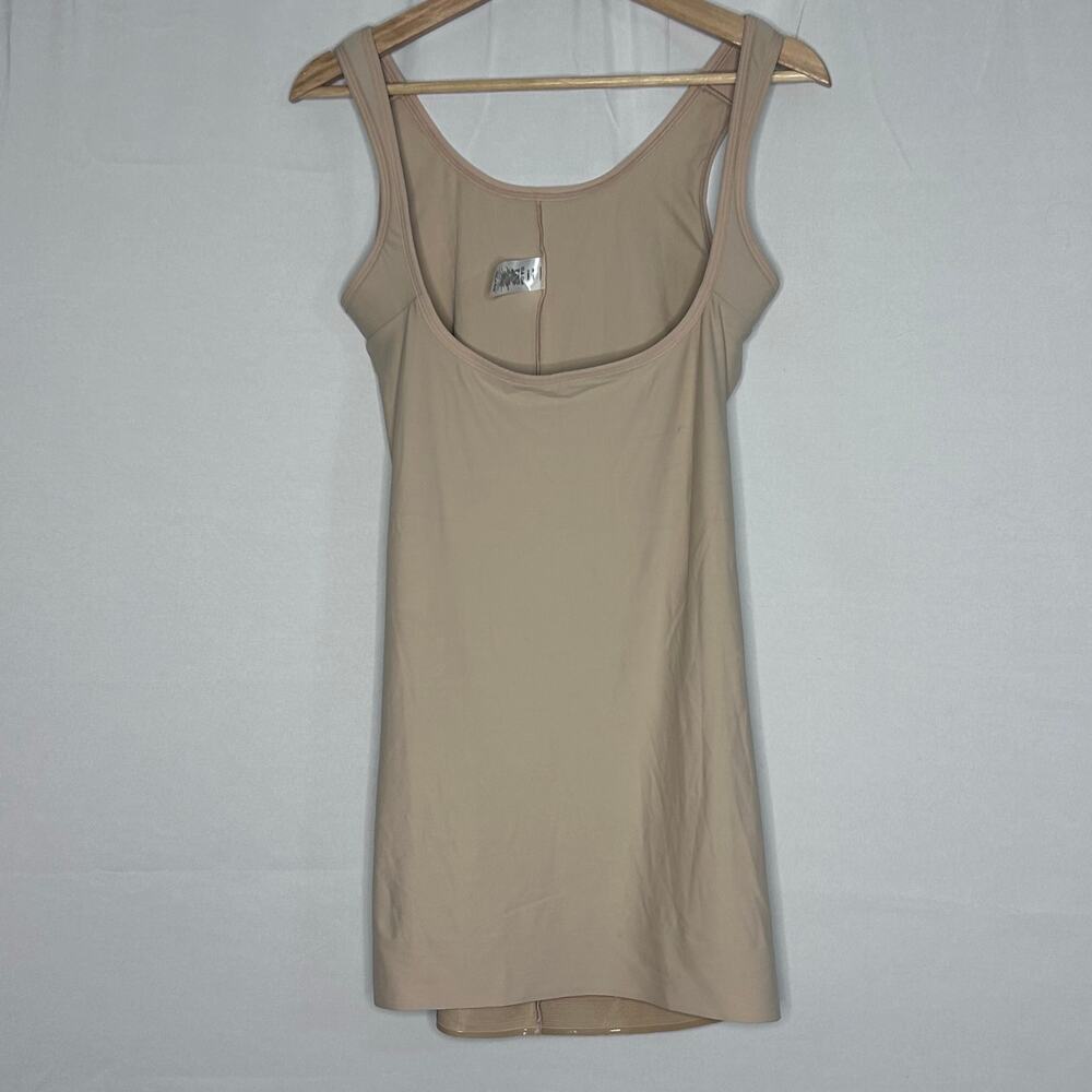 Sears Underbust Shapewear Slip 2X Nude Open Bust Body Shaper Smoothing
